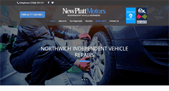 Desktop Screenshot of newplattmotors.com